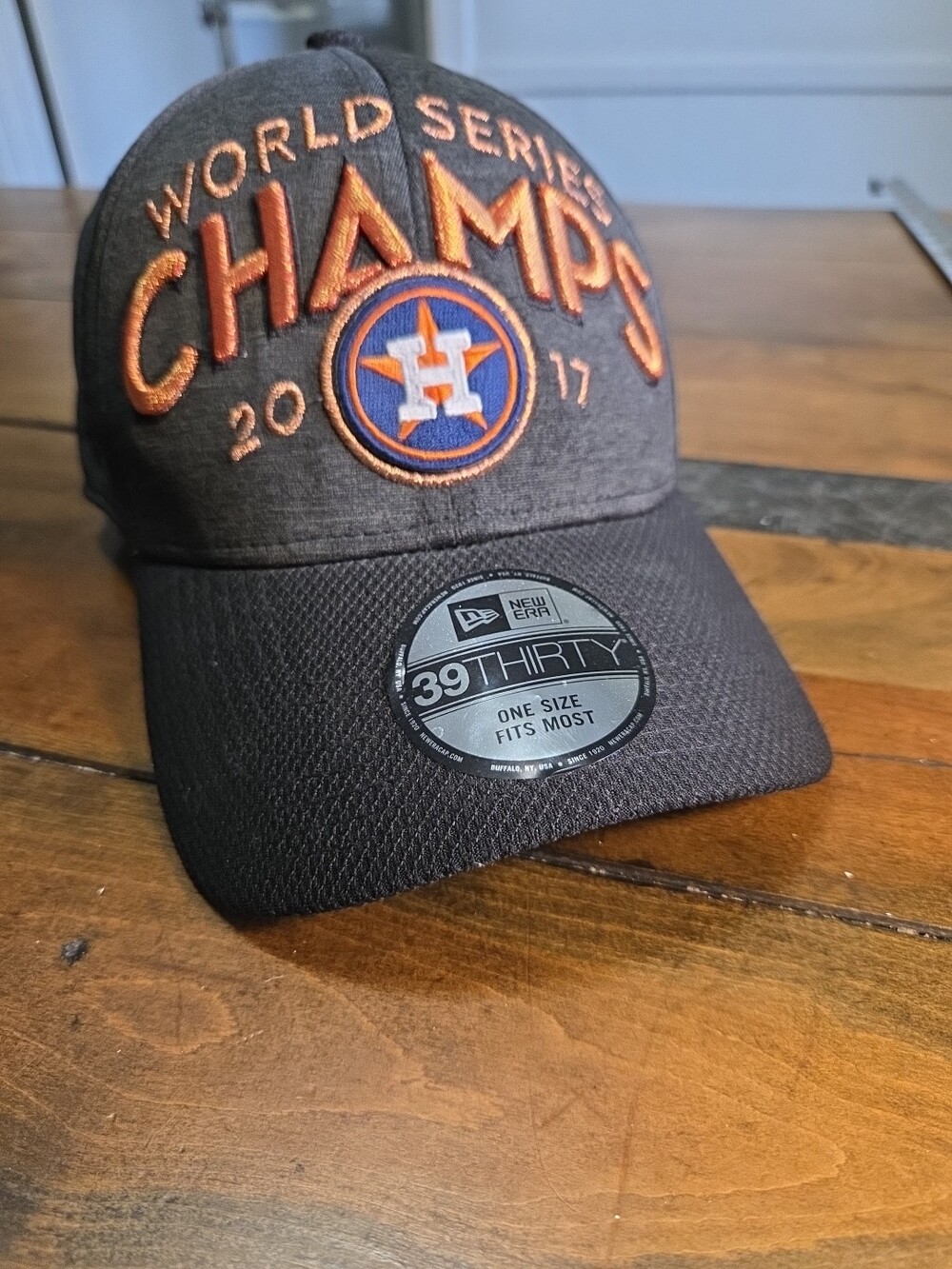 Houston Astros 2017 World Series Champs New Era 39Thirty Stretch Fit Hat